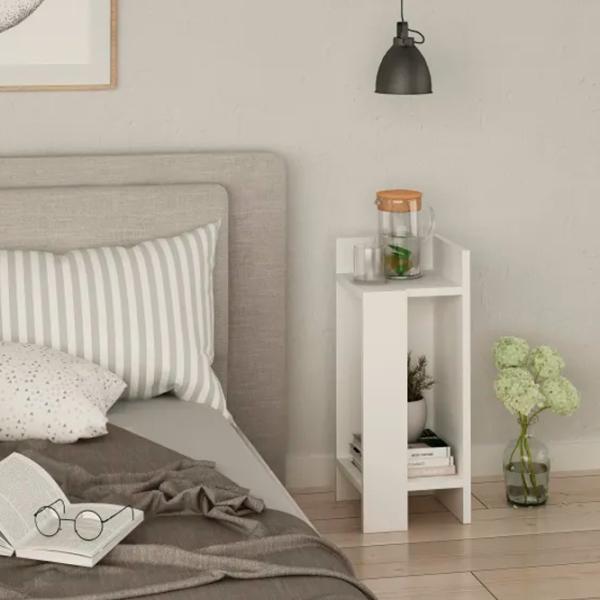Тумбочки Trendy Elos Right 60 x 25 x 27 см / ЛДСП / White photo 3