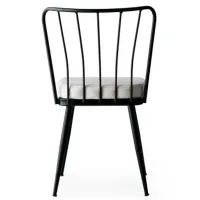 Set scaune de bucătarie Trendy Yildiz Catifea/ White Black photo 4