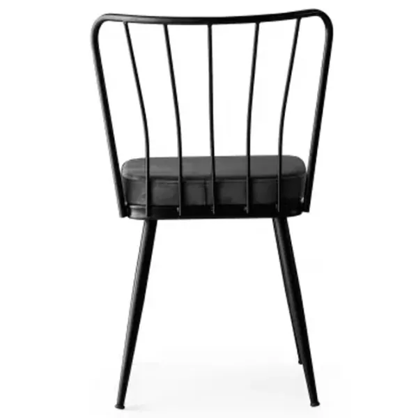 Set scaune de bucătarie Trendy Yildiz Catifea/ Dark Gray Black photo 4