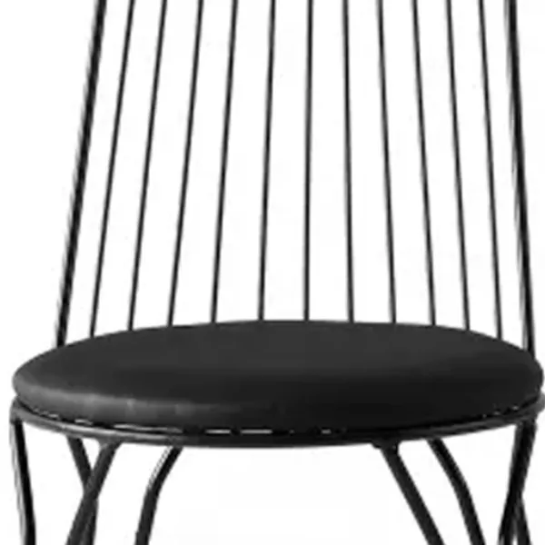 Set scaune de bucătarie Trendy ADA Piele artificială/ Black Black photo 3
