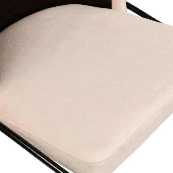Set scaune de bucătarie Trendy Dore Catifea/ Beige Black photo 5