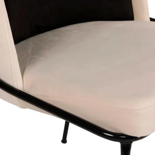 Set scaune de bucătarie Trendy Dore Catifea/ Beige Black photo 6