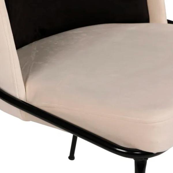 Set scaune de bucătarie Trendy Dore Catifea/ Beige Black photo 6