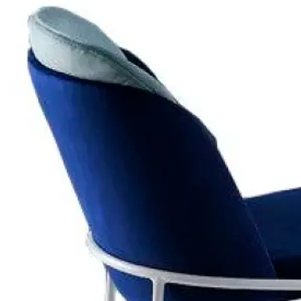 Set scaune de bucătarie Trendy Dore Catifea/ Blue White photo 3