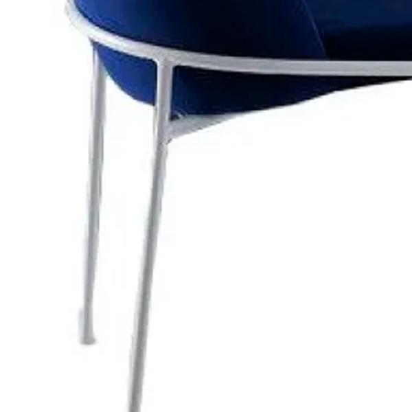 Set scaune de bucătarie Trendy Dore Catifea/ Blue White photo 4