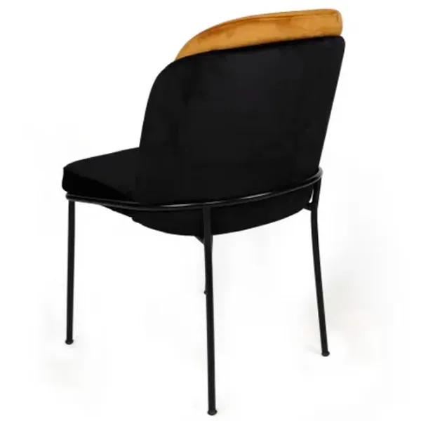 Set scaune de bucătarie Trendy Dore Catifea/ Black Brown photo 3
