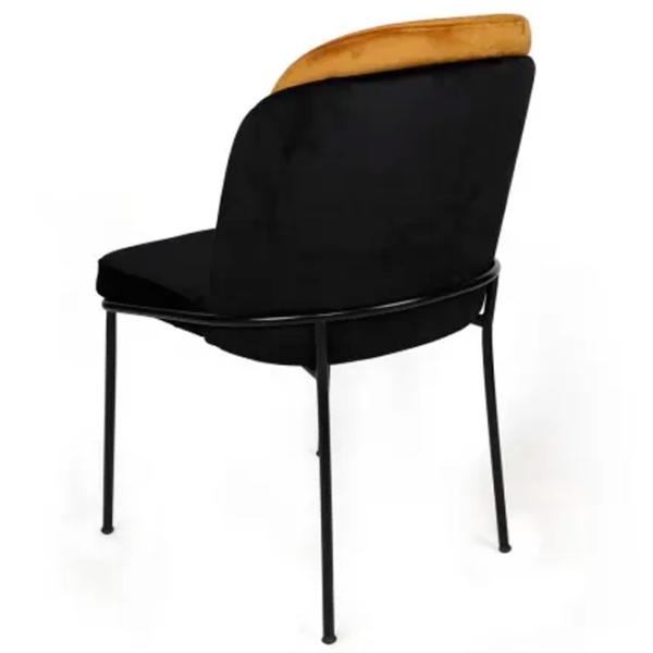 Set scaune de bucătarie Trendy Dore Catifea/ Black Brown photo 3