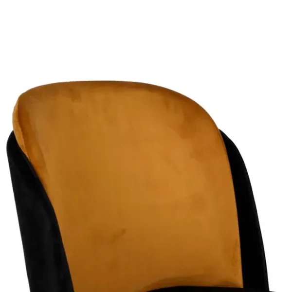 Set scaune de bucătarie Trendy Dore Catifea/ Black Brown photo 5