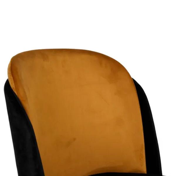 Set scaune de bucătarie Trendy Dore Catifea/ Black Brown photo 5