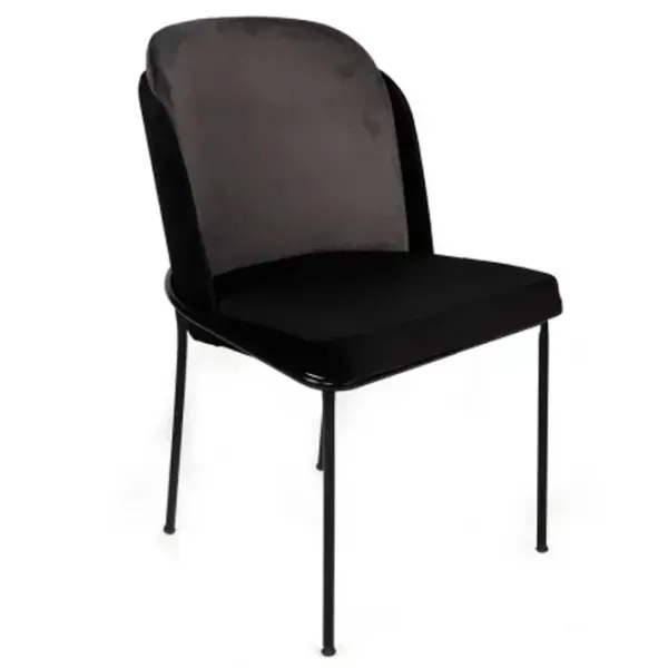 Set scaune de bucătarie Trendy Dore Catifea/ Black Dark Gray  photo 2