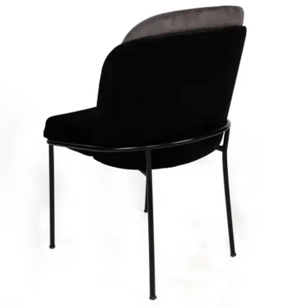 Set scaune de bucătarie Trendy Dore Catifea/ Black Dark Gray  photo 3