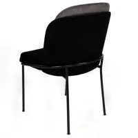 Set scaune de bucătarie Trendy Dore Catifea/ Black Dark Gray photo 3