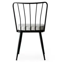 Set scaune de bucătarie Trendy Yildiz Catifea/ White Black photo 5