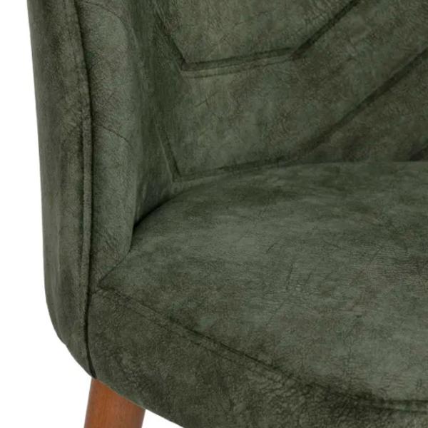 Set scaune de bucătarie Trendy Dallas Catifea/ Green Brown photo 6