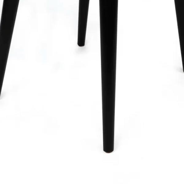 Set scaune de bucătarie Trendy Dallas Catifea/ Beige Black photo 4