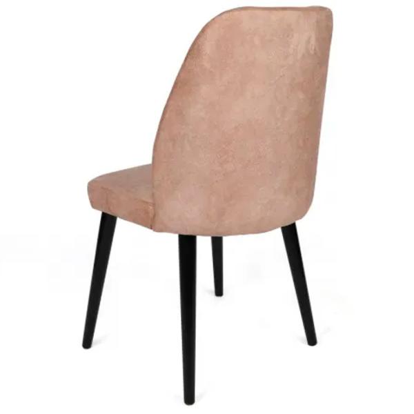 Set scaune de bucătarie Trendy Dallas Catifea/ Dark Beige Black photo 2