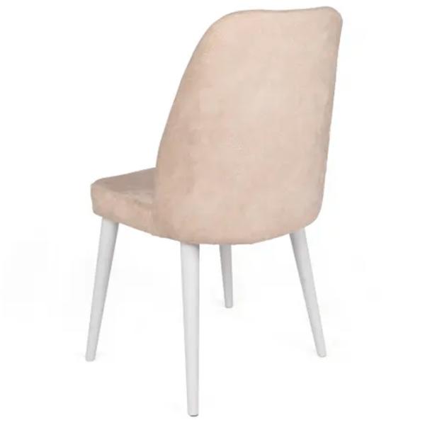 Set scaune de bucătarie Trendy Dallas Catifea/ Beige White photo 4