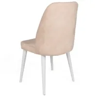 Set scaune de bucătarie Trendy Dallas Catifea/ Beige White photo 4