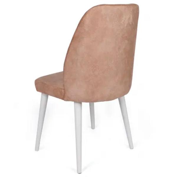 Set scaune de bucătarie Trendy Dallas Catifea/ Light Brown White photo 5