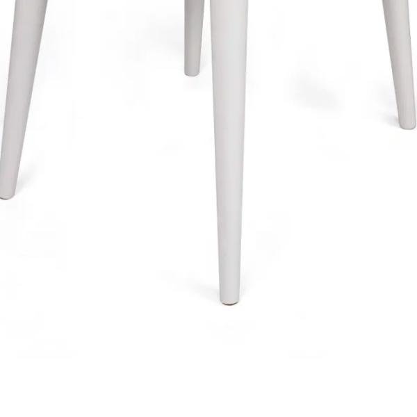 Set scaune de bucătarie Trendy Dallas Catifea/ Light Gray White photo 4