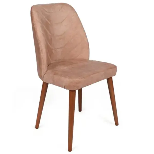 Set scaune de bucătarie Trendy Dallas Catifea/ Light Brown Brown photo 2