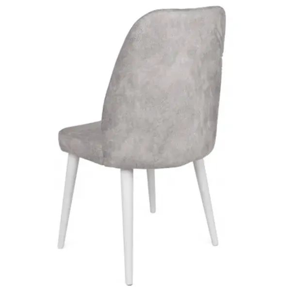 Set scaune de bucătarie Trendy Alfa Catifea/ Light Gray White photo 4