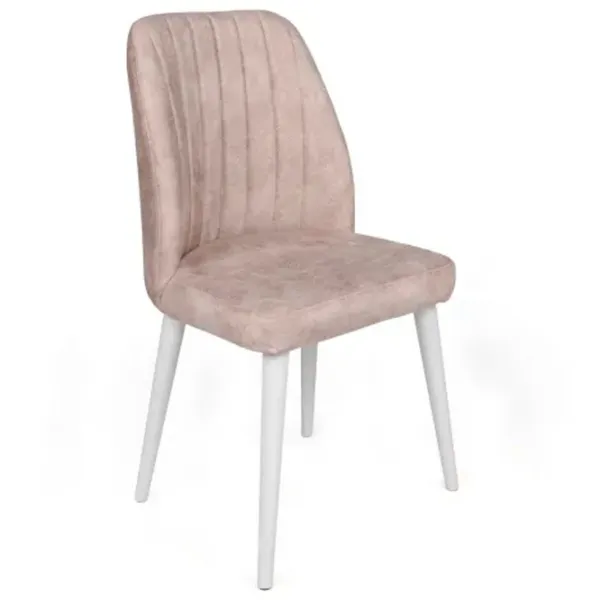 Set scaune de bucătarie Trendy Alfa Catifea/ Light Gray White photo 3