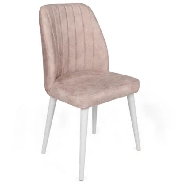 Set scaune de bucătarie Trendy Alfa Catifea/ Light Gray White photo 3