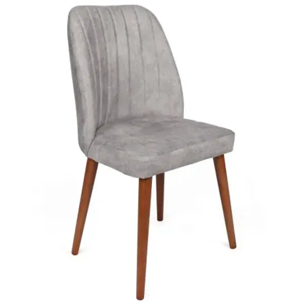 Set scaune de bucătarie Trendy Alfa Catifea/ Light Gray Brown photo 2
