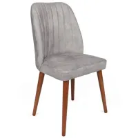 Set scaune de bucătarie Trendy Alfa Catifea/ Light Gray Brown photo 2