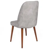 Set scaune de bucătarie Trendy Alfa Catifea/ Light Gray Brown photo 5