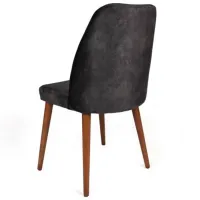 Set scaune de bucătarie Trendy Alfa Catifea/ Black Brown photo 4