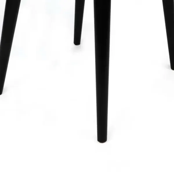 Set scaune de bucătarie Trendy Alfa Catifea/ Khaki Black photo 4