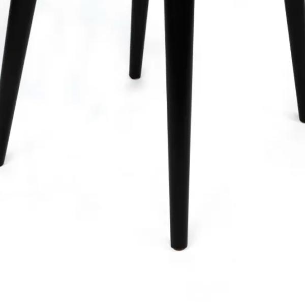 Set scaune de bucătarie Trendy Alfa Catifea/ Khaki Black photo 4