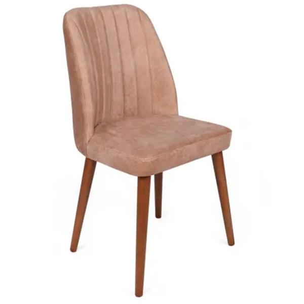 Set scaune de bucătarie Trendy Alfa Catifea/ Light Brown Brown photo 3
