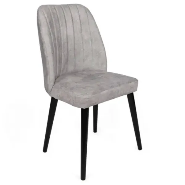 Set scaune de bucătarie Trendy Alfa Catifea/ Light Gray Brown photo 2
