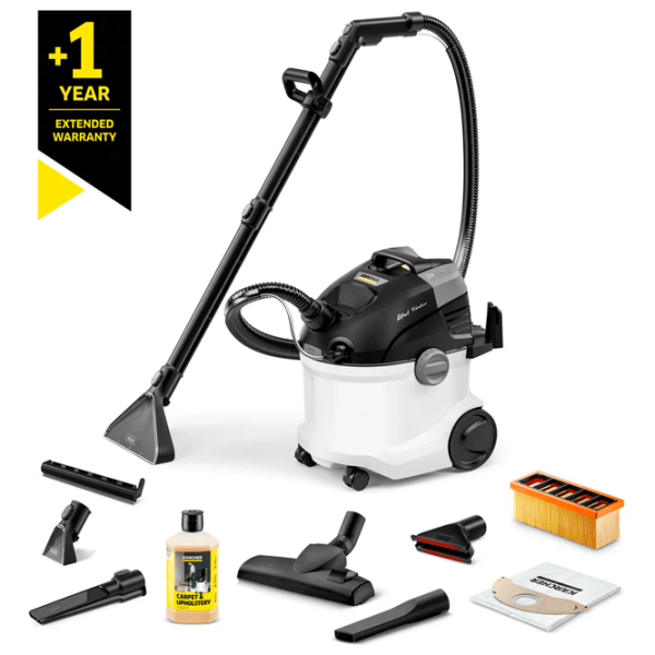 Aspirator cu spălare KARCHER SE6 Signature Line 1000 W / Black White photo 2