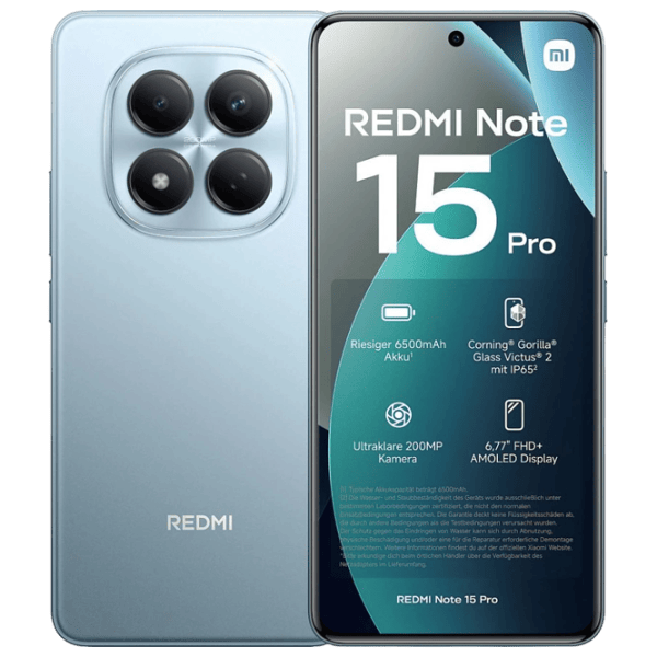 Xiaomi Redmi Note 15 Pro 4G 12 ГБ/ 512 ГБ/ Dual SIM/ Синий Glacier photo 1