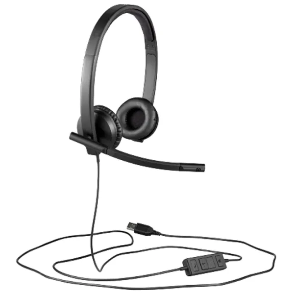 Căști studio Logitech H570E  Cu fir / On the ear photo 6