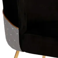 Scaun de bucătărie Trendy Madrid Velvet/ Black Gray photo 6