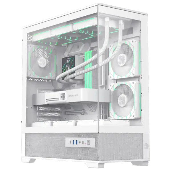 Carcasă Gamemax VISTA 2 AW Mid Tower / White photo 1