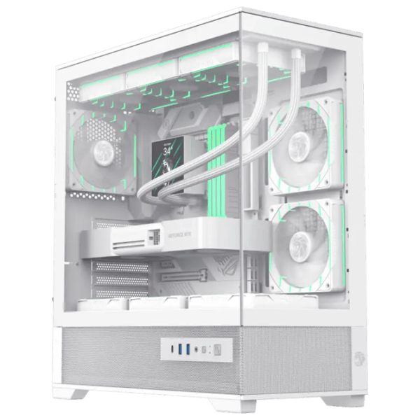 Carcasă Gamemax VISTA 2 AW Mid Tower / White photo 1