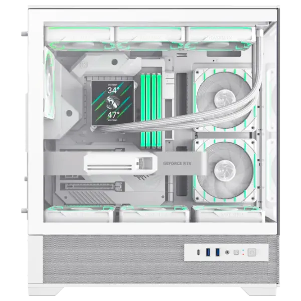 Carcasă Gamemax VISTA 2 AW Mid Tower / White photo 3