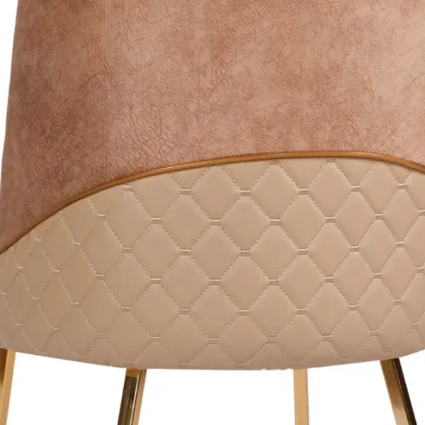 Scaun de bucătărie Trendy Madrid Velvet/ Light Brown Beige photo 5