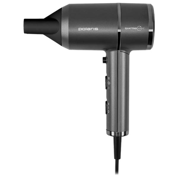 Uscător de păr Polaris PHD2044Ti Quattro Ionic 1900 W / Graphite photo 1