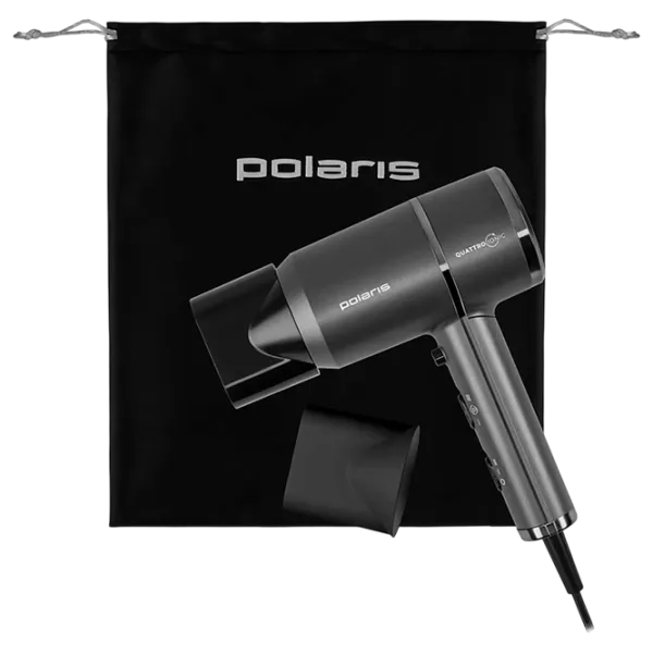 Uscător de păr Polaris PHD2044Ti Quattro Ionic 1900 W / Graphite photo 3
