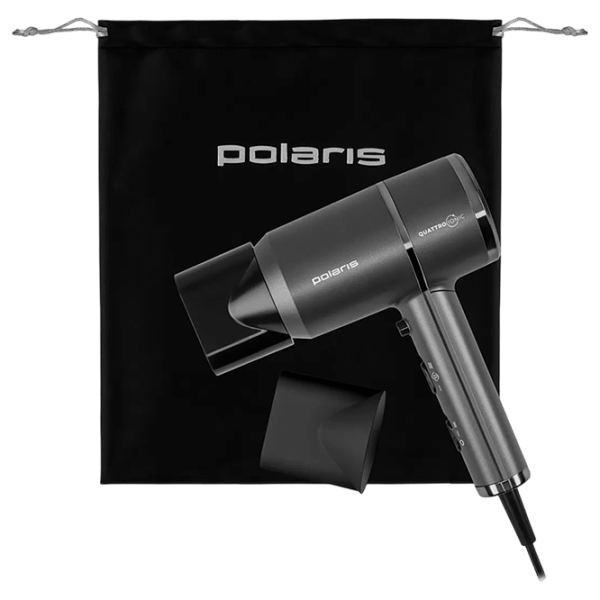 Uscător de păr Polaris PHD2044Ti Quattro Ionic 1900 W / Graphite photo 3
