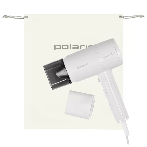 Uscător de păr Polaris PHD2044Ti Quattro Ionic 1900 W / White photo 6