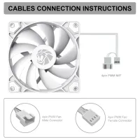 Cooler Gamemax GMX-WFWT-PWM Hidrodinamic / 1600 rot/min photo 6