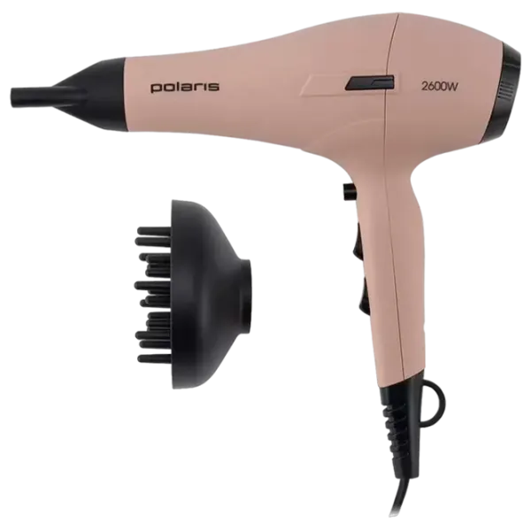 Фен Polaris PHD 2600AC 2600 Вт / Розовый photo 2